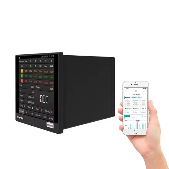 Hree Phase AC DIN Rail Mounted Digital Power Meter Energy Meter