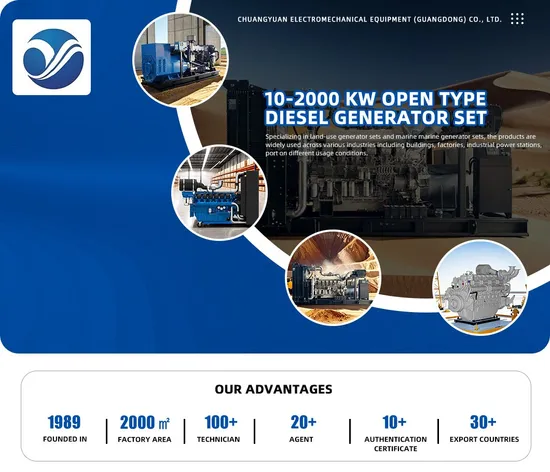 Silent Type Diesel Generator Set: Weichai Engine Power 