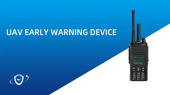 1km Handheld Drone Detection Early Warning 2.4GHz & 5.8GHz Drone Tracking Anti